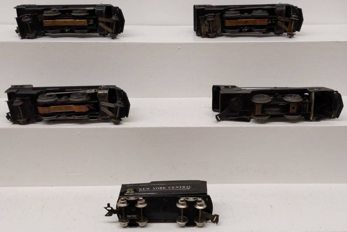Marx O Gauge Vintage Locomotives and Tender; 999 x 3, [5] VG