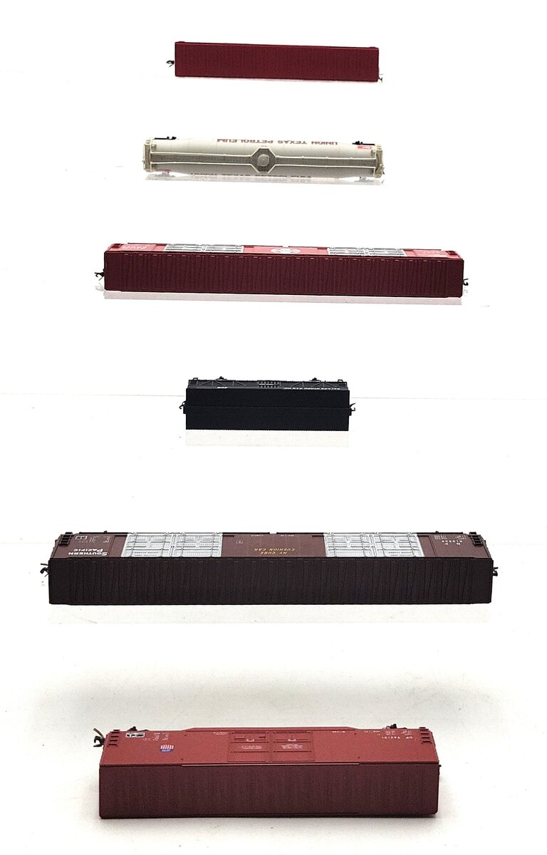 Atlas, Con-Cor, & Other N Scale Assorted Freight Cars [6] EX/Box