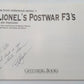 Greenberg Books Reference Series 1 Lionel Postwar F3's - Algozzini EX