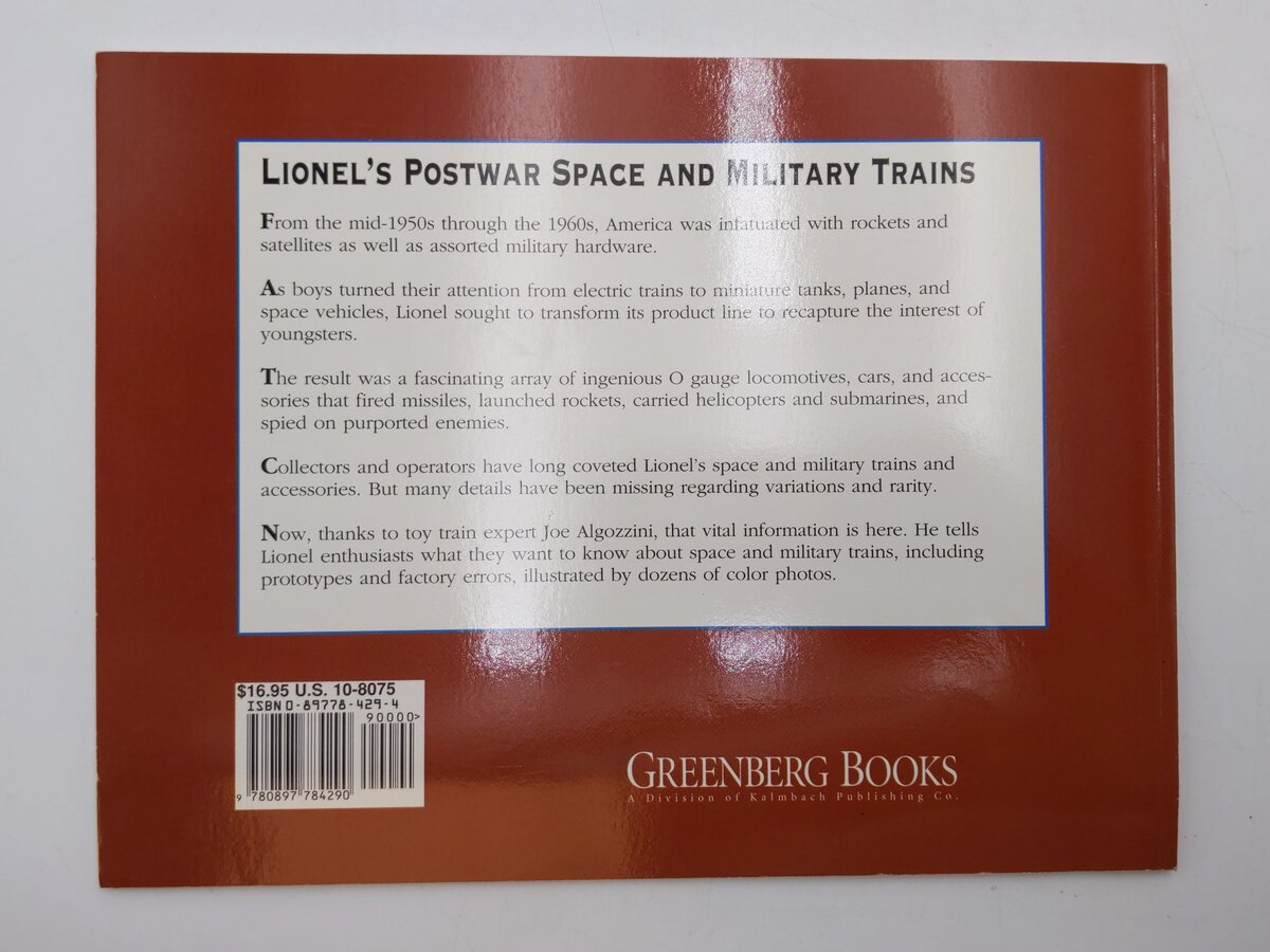 Lionel's Postwar Space & Military Trains Toy Train Reference Series, 2 Paperback EX