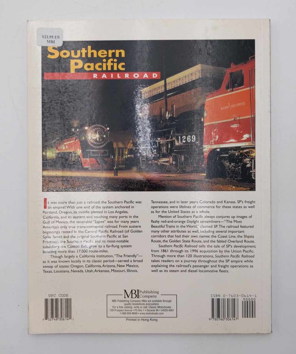 Southern Pacific Railroad Paperback Book By Brian Solomon VG