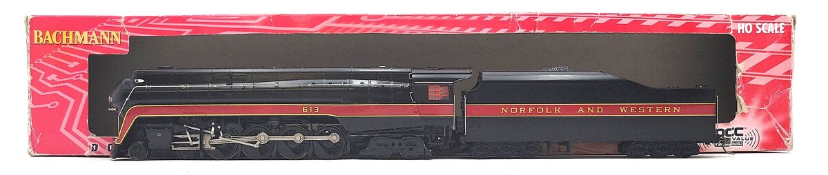 Bachmann 53202 HO Norfolk & Western Class J 4-8-4 with Sound & DCC #613 LN/Box