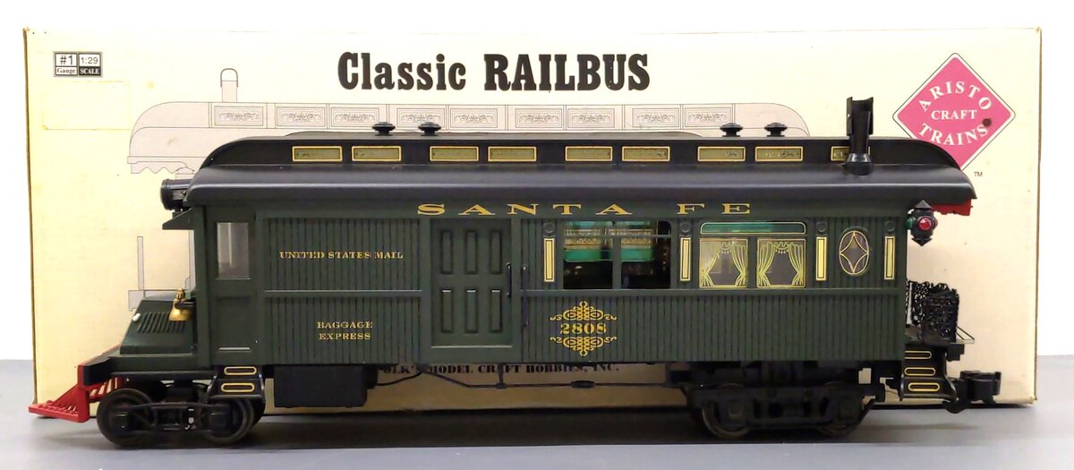 Aristo-Craft 83108 G Atchison, Topeka, & Santa Fe Reo Railbus Combine EX/Box