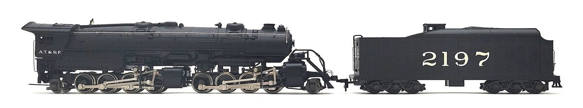 AHM 5090-C HO Scale Santa Fe 2-8-8-2 Y6B Mallet Loco & Tender #2197 EX/Box