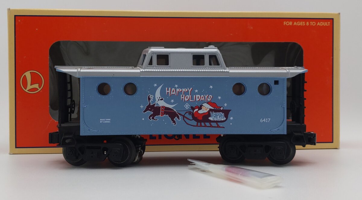 Lionel 6-19781 Vapor Records Holiday Porthole Caboose #6417 EX/Box