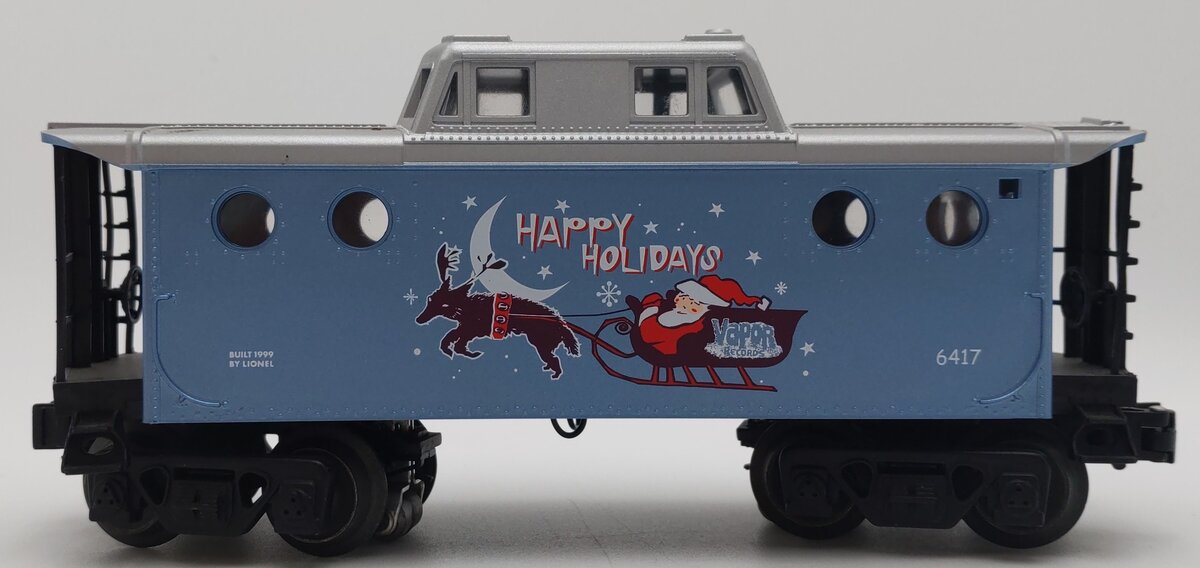 Lionel 6-19781 Vapor Records Holiday Porthole Caboose #6417 EX/Box