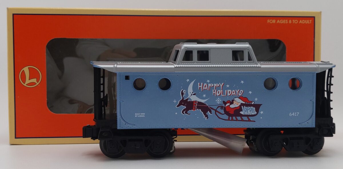 Lionel 6-19781 Vapor Records Holiday Porthole Caboose #6417 LN/Box