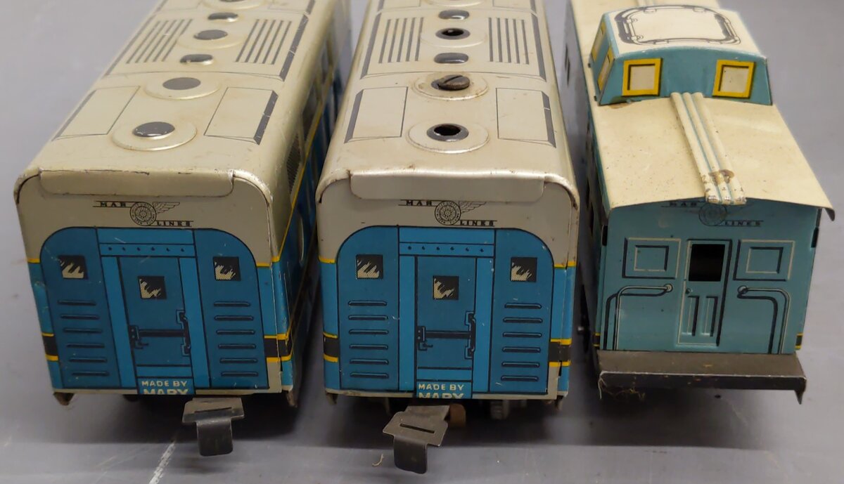 Marx 29542 Vintage O Gauge Baltimore & Ohio Diesel Train Set VG