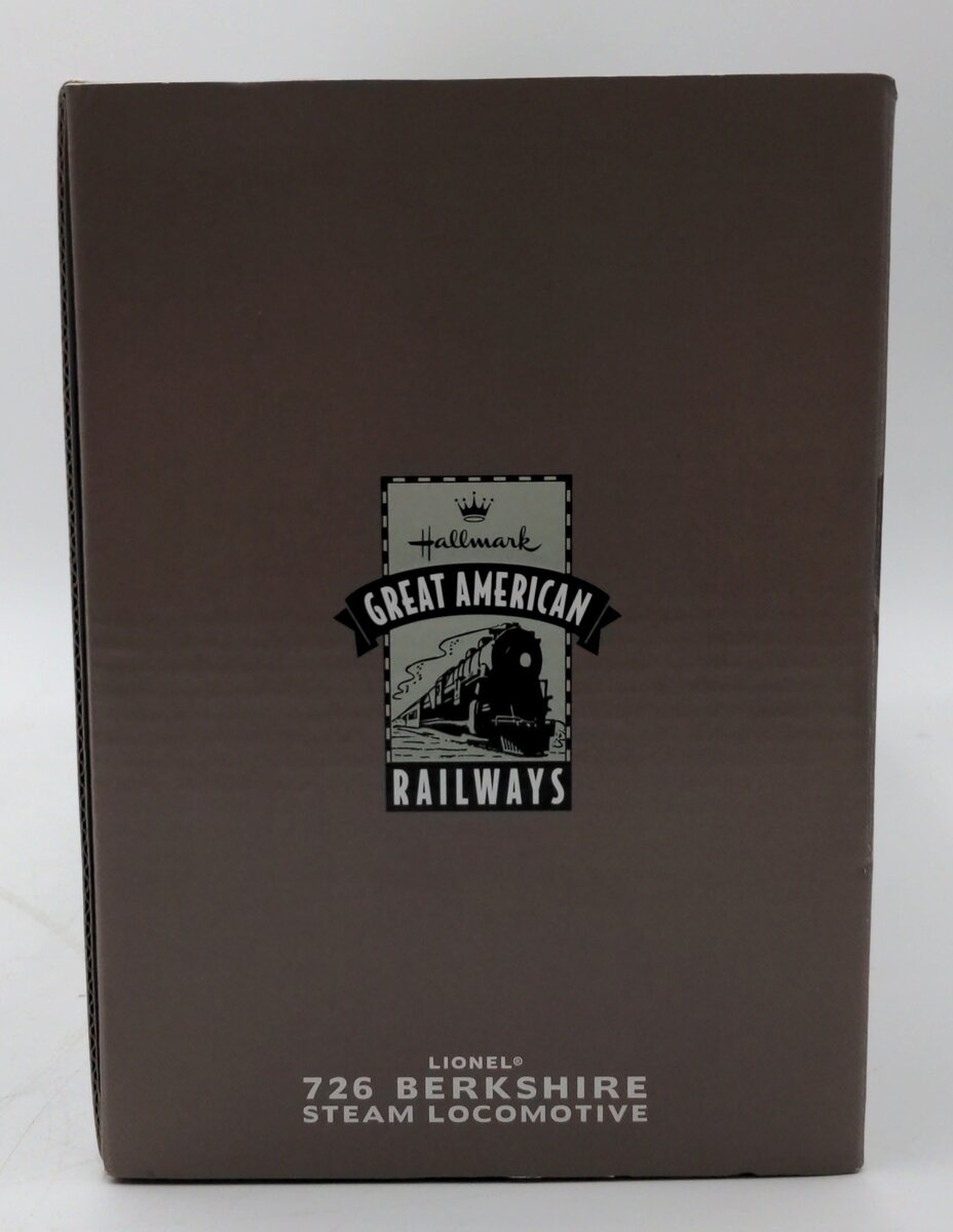 Hallmark 726 Lionel Berkshire Steam Locomotive and Tender with Display Case MT/Box