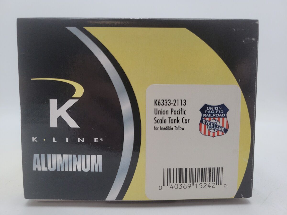 K-Line K6333-2113 Union Pacific Tank Car #640169 EX/Box