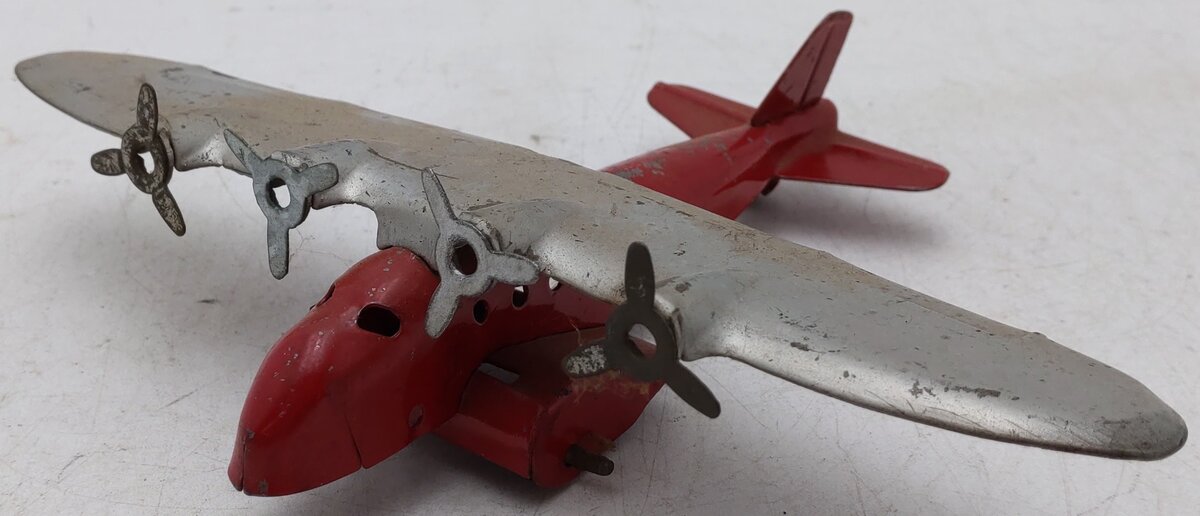 Marx Vintage Wyandotte Pressed Steal "China Clipper" Airplane