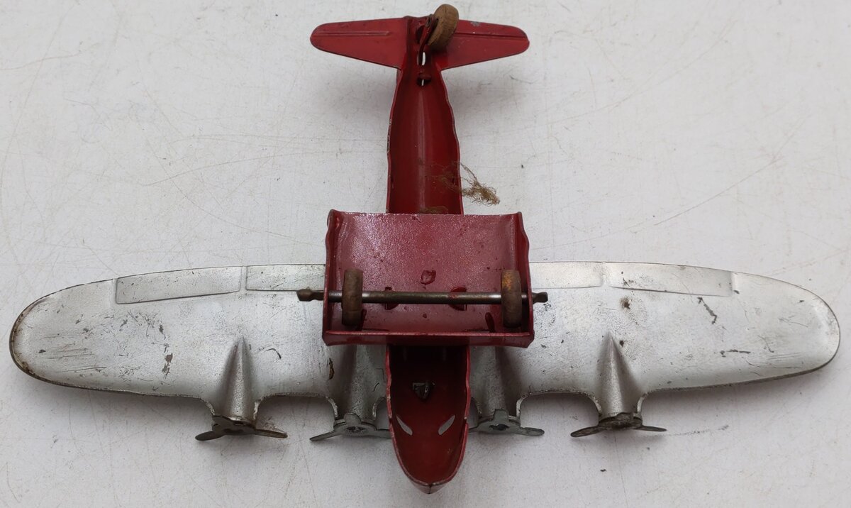 Marx Vintage Wyandotte Pressed Steal "China Clipper" Airplane