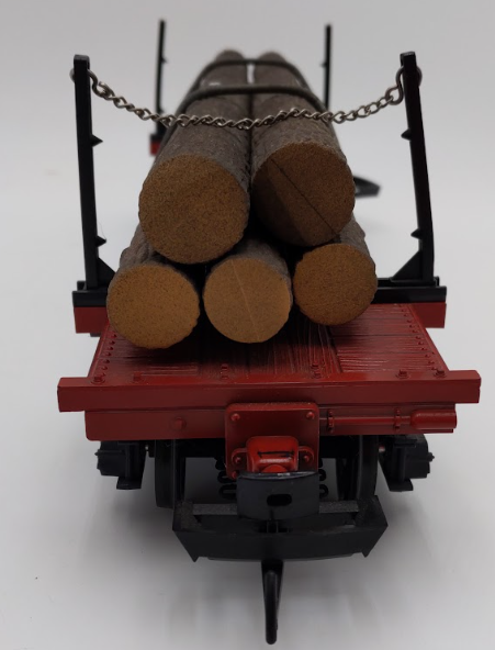 LGB 41660 G Scale Log Car with Log Load VG/Box