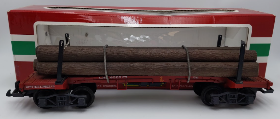 LGB 41660 G Scale Log Car with Log Load VG/Box