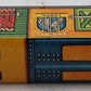 Vintage Tinplate Circus Unpowered Diesel Passenger Car Toy VG