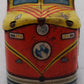Vintage Tinplate Circus Unpowered Diesel Passenger Car Toy VG