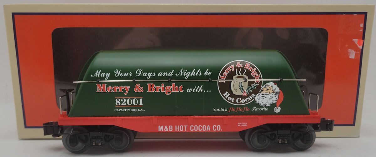 Lionel 6-82001 O Gauge Merry & Bright Hot Cocoa Car EX/Box