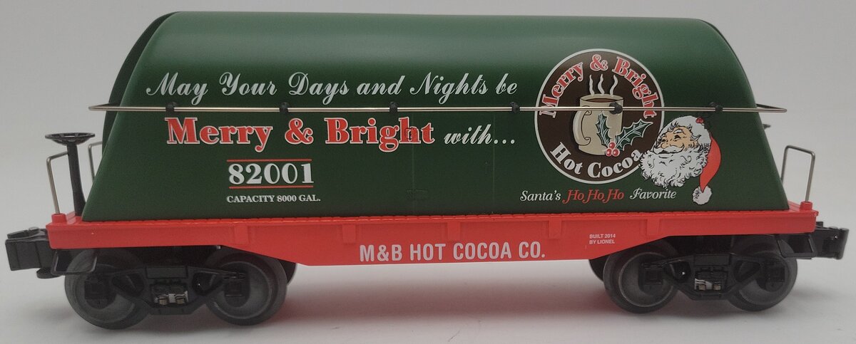 Lionel 6-82001 O Gauge Merry & Bright Hot Cocoa Car EX/Box