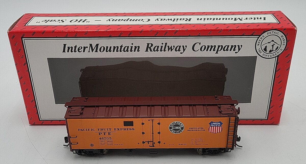 InterMountain 45501-91 HO Scale Union Pacific Boxcar #46705 EX/Box