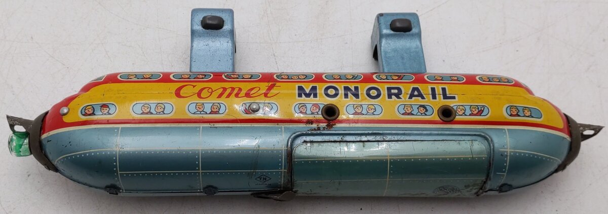 TN Nomura Japan Vintage Comet Monorail w/ Metal Track