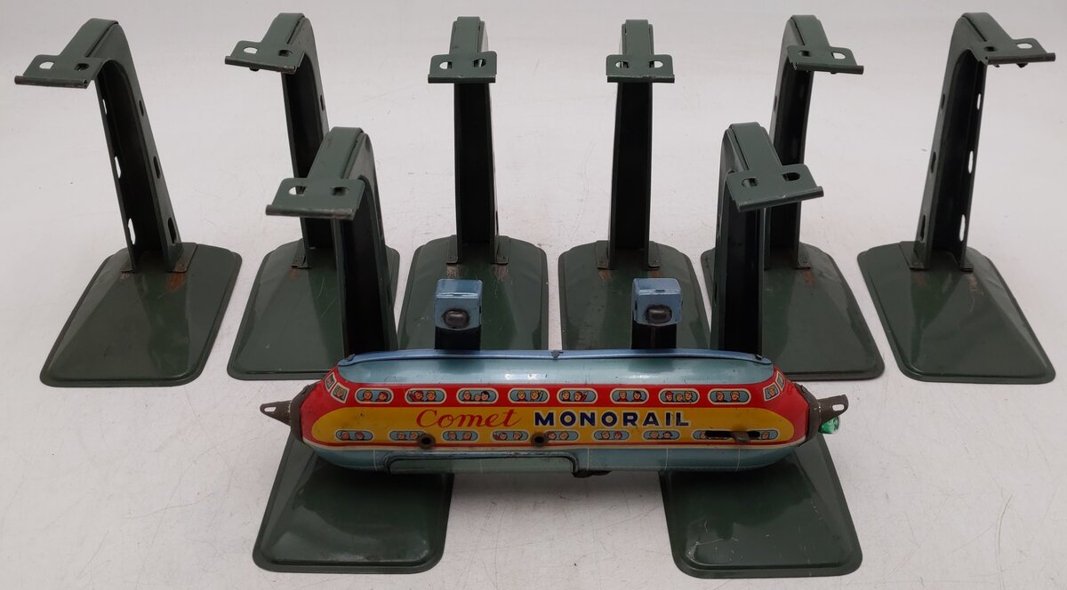 TN Nomura Japan Vintage Comet Monorail w/ Metal Track