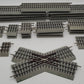 Lionel O Gauge Assorted Track Sections & Crossover [25] VG