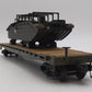 MTH 30-70105 O Gauge U.S. Army Flat Car with GMC DUKW #602322 EX