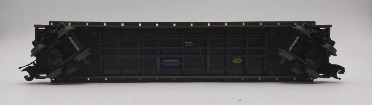 MTH 30-70105 O Gauge U.S. Army Flat Car with GMC DUKW #602322 EX