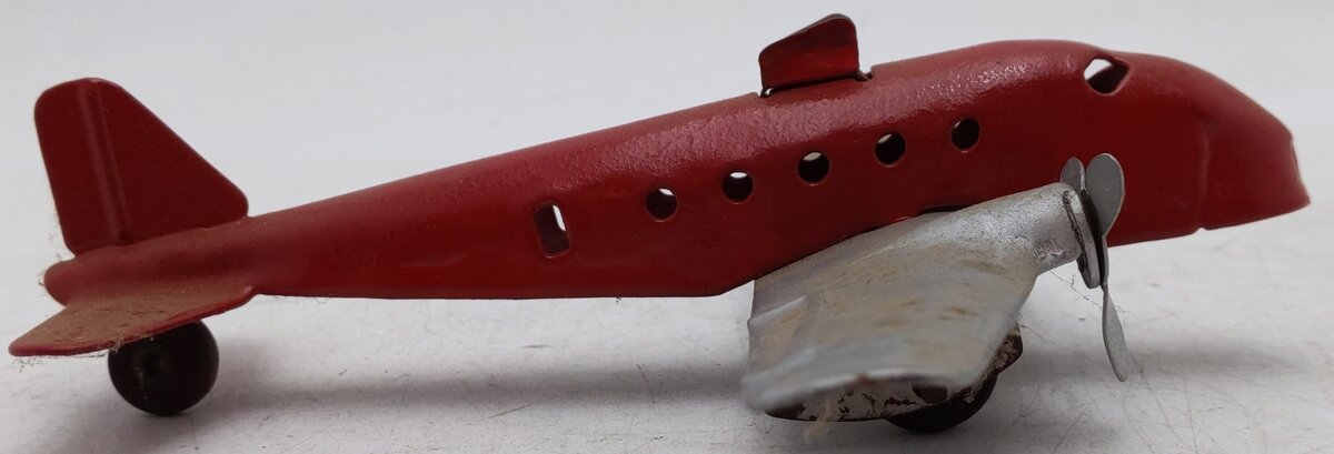 Marx Vintage Wyandotte Pressed Steal Airplane