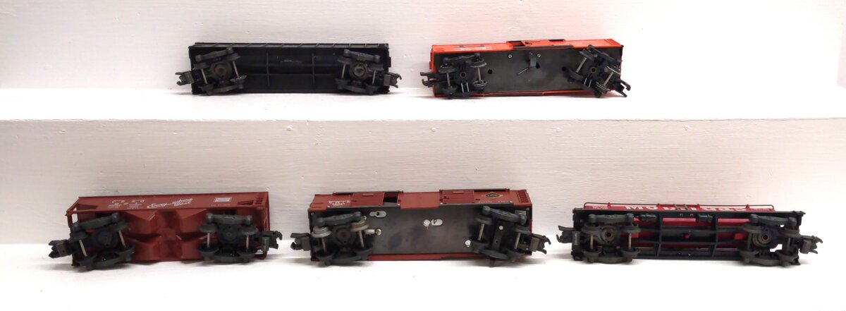 American Flyer S Gauge Assorted Freight Cars: 24316, 25042, 25082, 921, 920 [5] VG