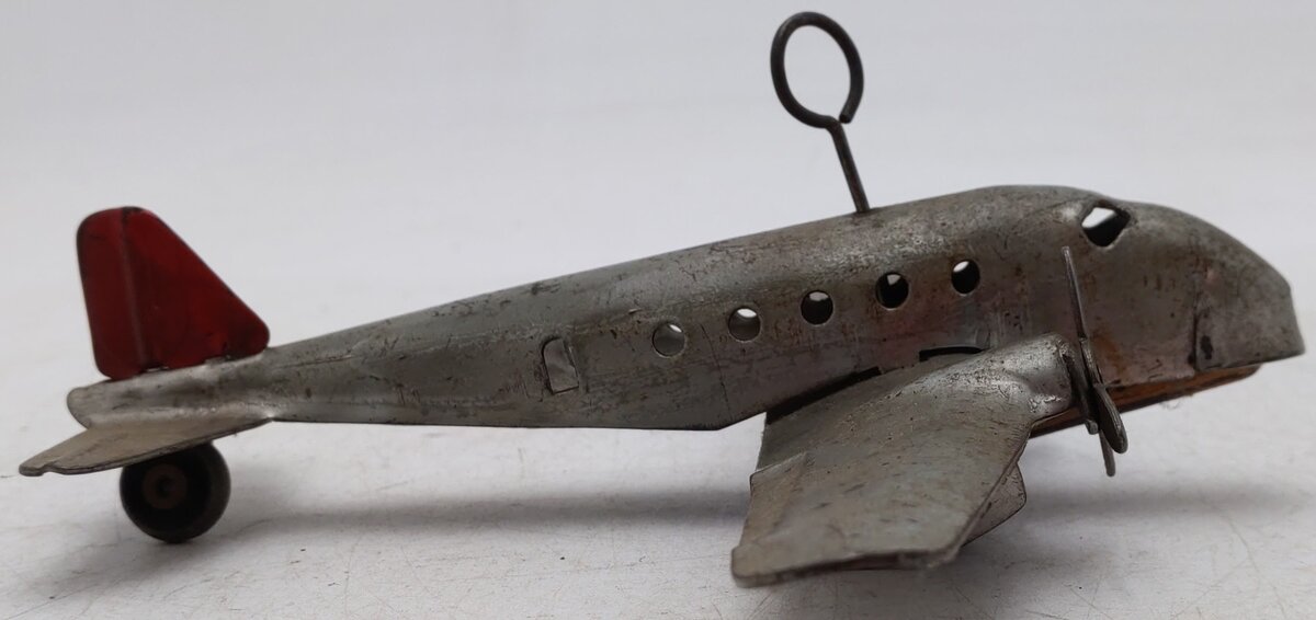 Marx Vintage Pressed Steal Airplane