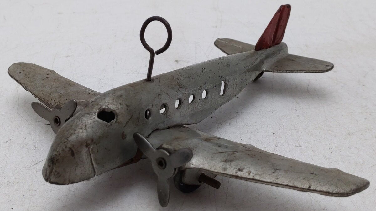 Marx Vintage Pressed Steal Airplane