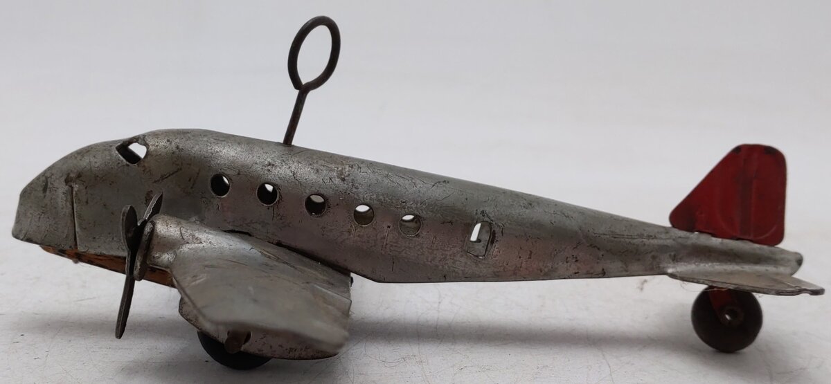 Marx Vintage Pressed Steal Airplane