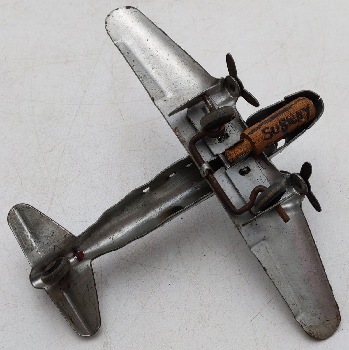 Marx Vintage Pressed Steal Airplane