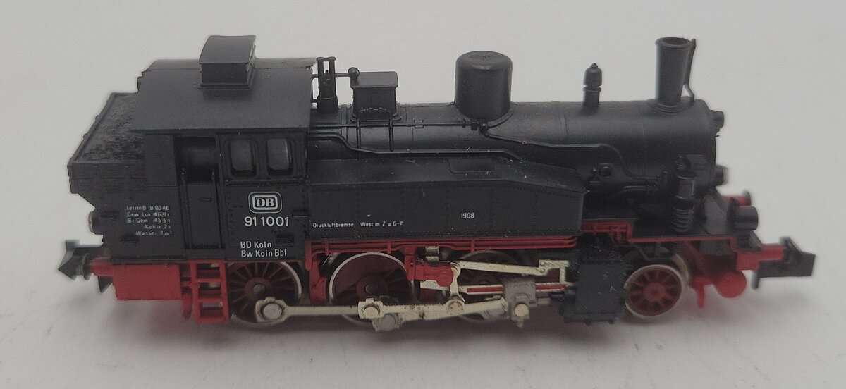 Fleischmann 7030 N Deutsche Bundesbahn Piccolo Steam Locomotive #911001 EX/Box