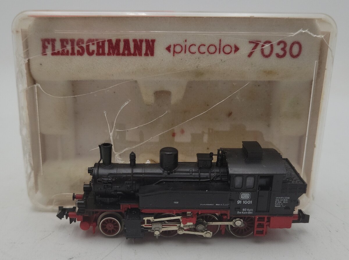 Fleischmann 7030 N Deutsche Bundesbahn Piccolo Steam Locomotive #911001 EX/Box