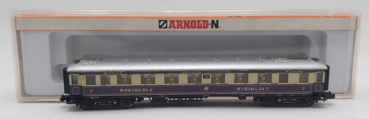 Arnold 3357 N Scale DR Rheincold Passenger Car #2 EX/Box