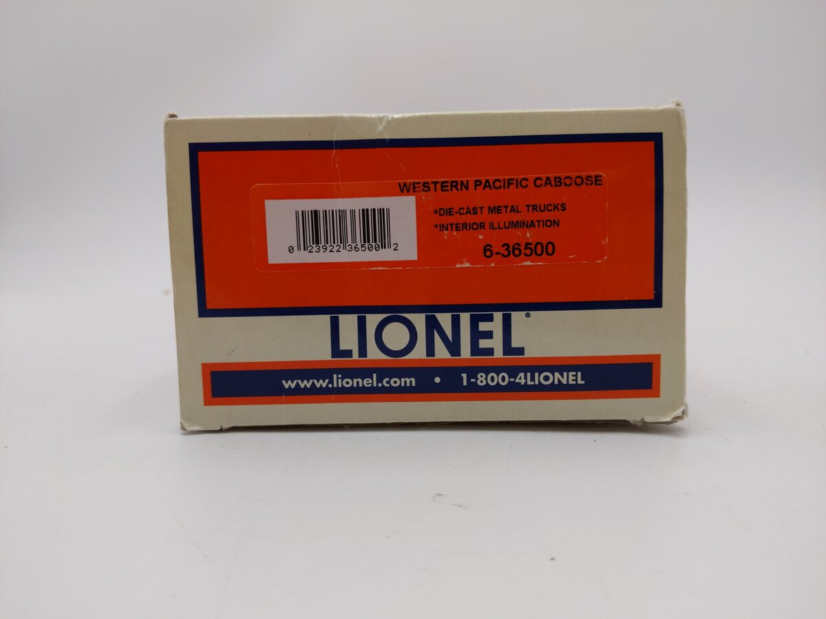 Lionel 6-36500 O Gauge Western Pacific Caboose EX/Box