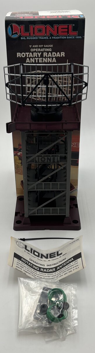 Lionel 6-12749 O/O27 Operating Rotary Radar Antenna EX/Box