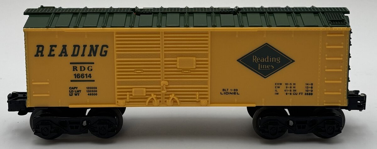 Lionel 6-16614 O Gauge Reading Operating Cop and Hobo Boxcar LN/Box