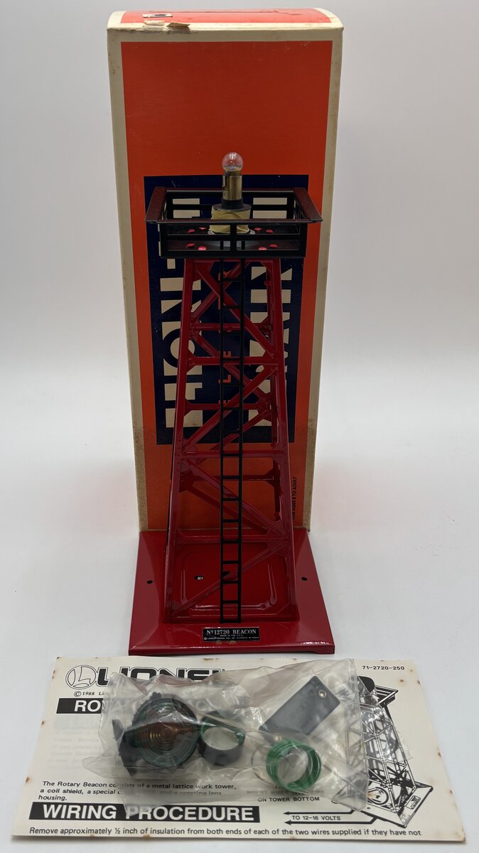Lionel 6-12720 O Operating Beacon Rotary Light EX/Box