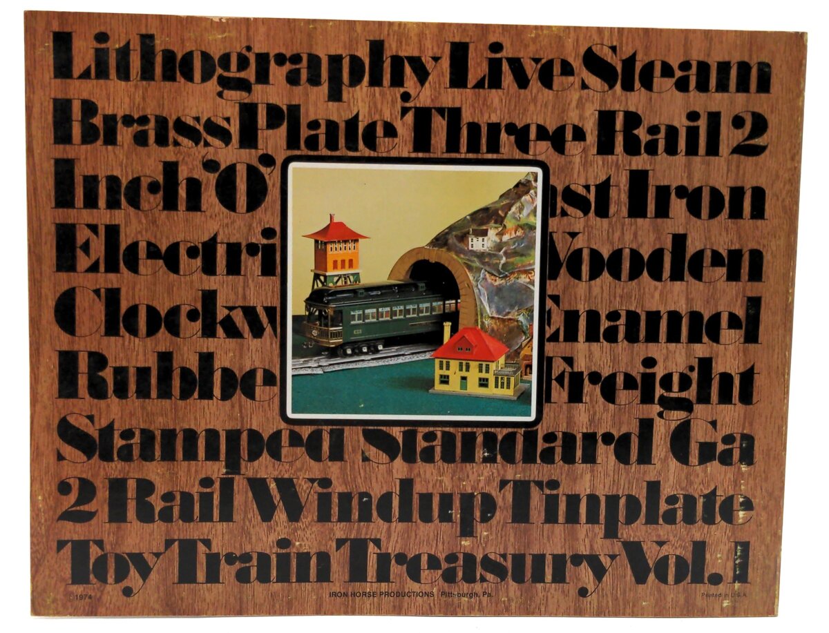 Iron Horse Toy Train Treasury Vol. 1  Vickers Collection Frank C. Hare Paperback VG