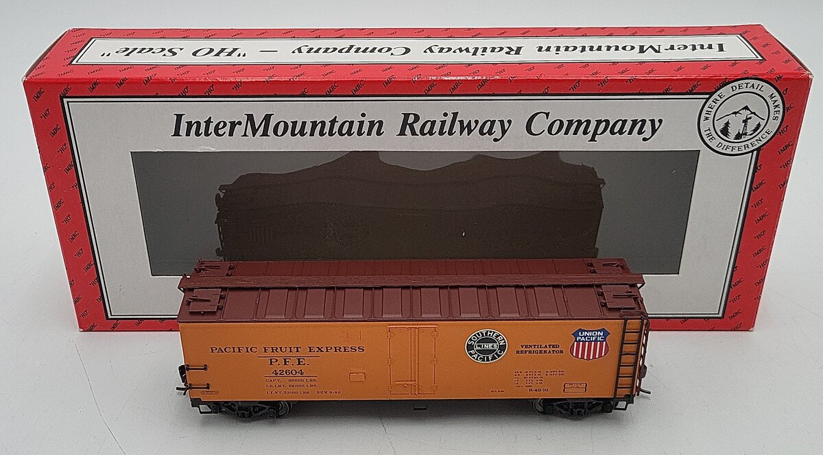 InterMountain 46702P-46 HO Scale Union Pacific Boxcar #42604 EX/Box