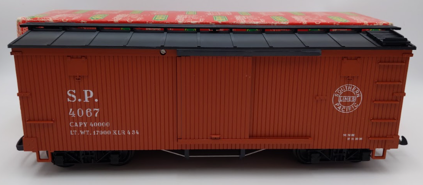 LGB 4067 G Scale Southern Pacific Boxcar #4067 VG/Box