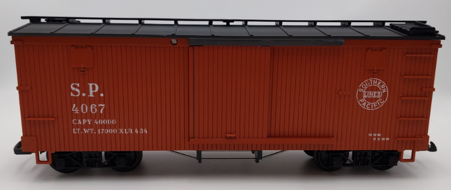 LGB 4067 G Scale Southern Pacific Boxcar #4067 VG/Box