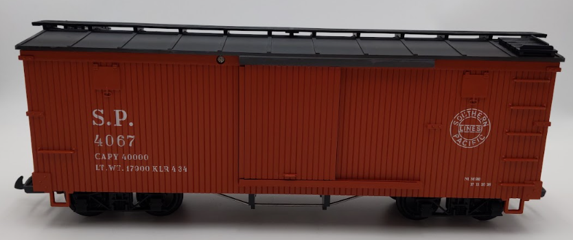 LGB 4067 G Scale Southern Pacific Boxcar #4067 VG/Box