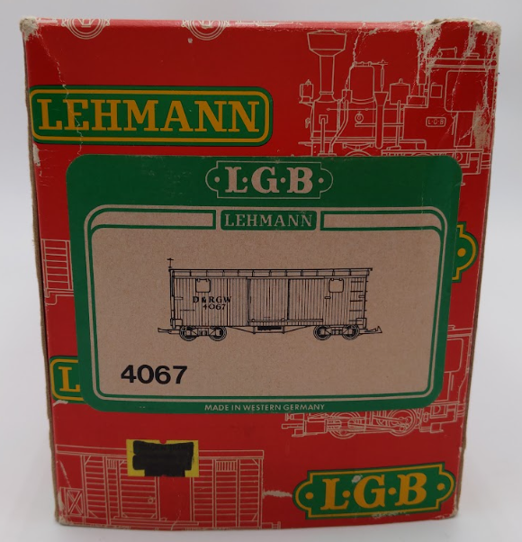 LGB 4067 G Scale Southern Pacific Boxcar #4067 VG/Box