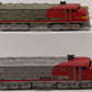 Marx 1095 Vintage O Santa Fe AA Diesel Locomotives VG