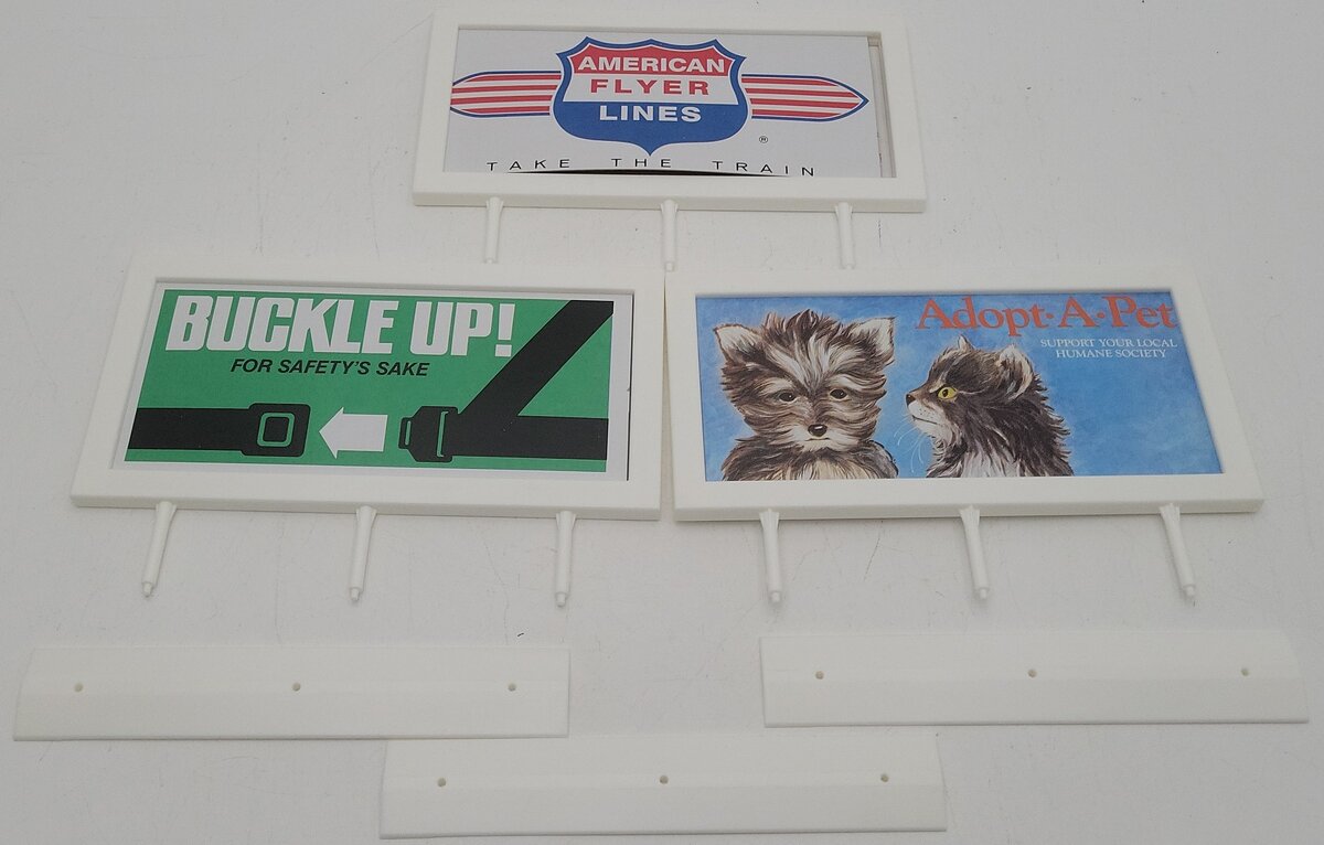 Lionel 6-12707 O and O27 Scale Assorted Billboards Kit (Set of 3) LN/Box