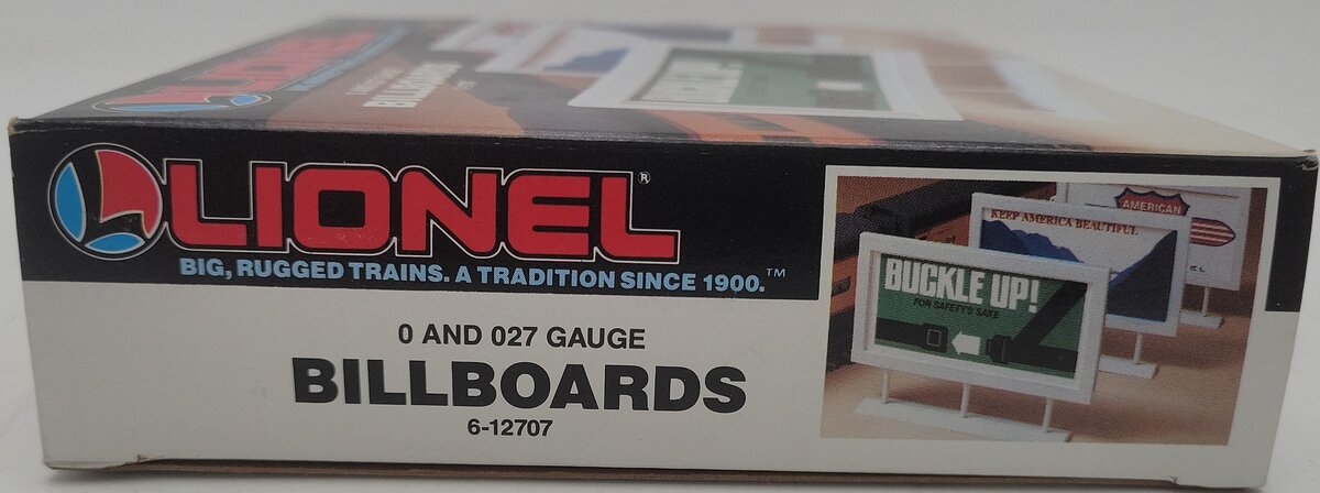 Lionel 6-12707 O and O27 Scale Assorted Billboards Kit (Set of 3) LN/Box